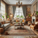 handmade and eclectic vintage in interior